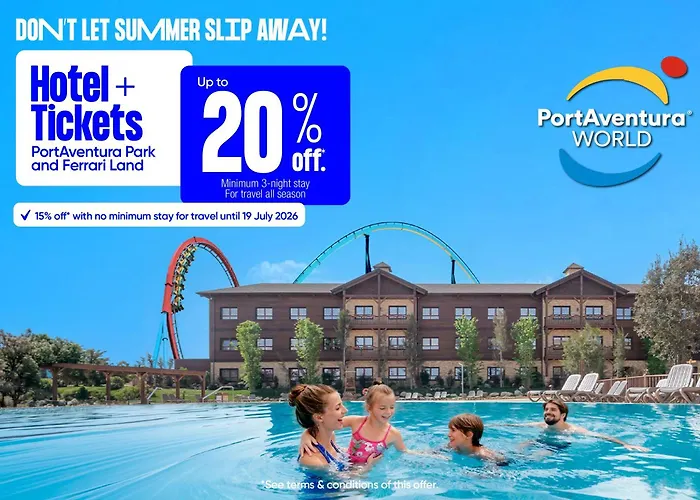 PortAventura Hotel El Paso - Includes unlimited access to PortAventura Park&1 access to Ferrari Land